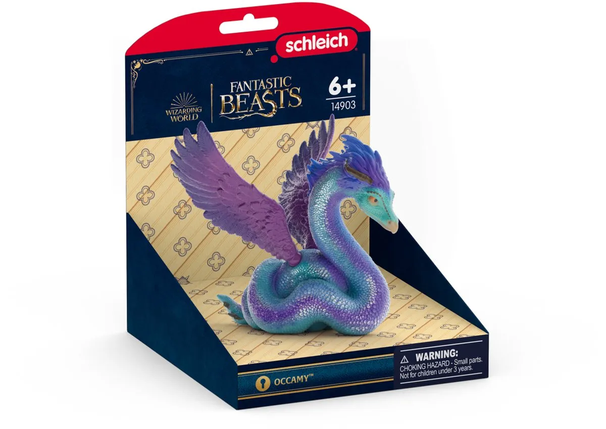 Schleich Wizarding World Occamy 14903 - Paars/Blauw/Groen