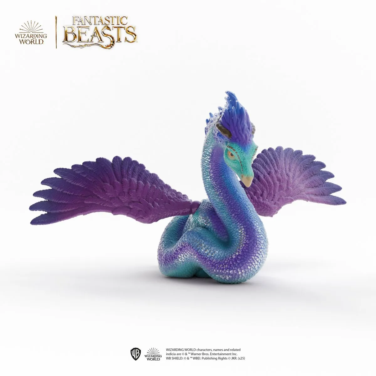 Schleich Wizarding World Occamy 14903 - Paars/Blauw/Groen