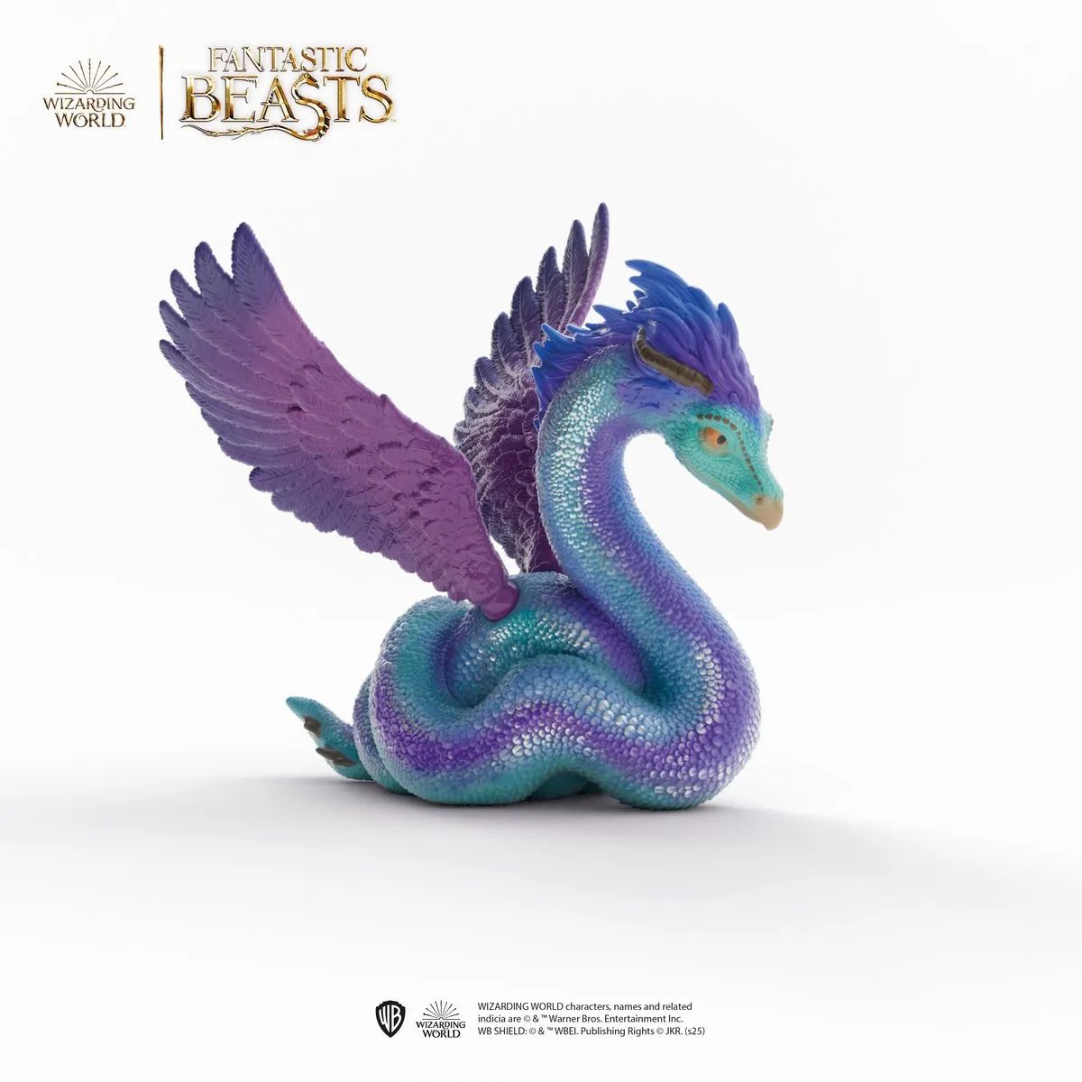Schleich Wizarding World Occamy 14903 - Paars/Blauw/Groen
