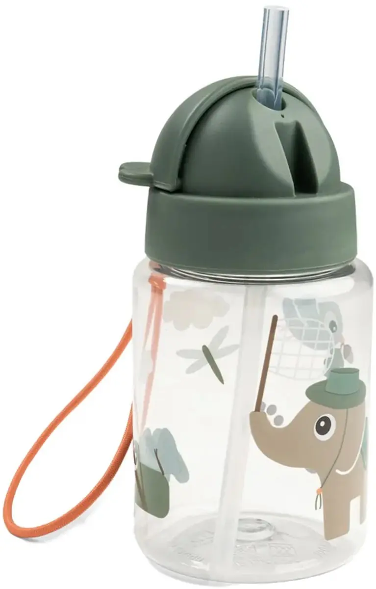 Done By Deer Tiny Trails Drinkfles 280ml - Groen - afbeelding 2 van 6