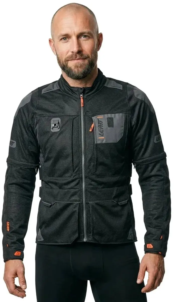 Leatt ADV Rally 5.5 Stealth Textieljas - Maat L