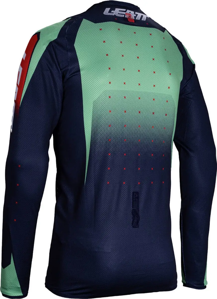 Leatt Moto 4.5 Lite Jersey - Matcha Blauw/Groen/Rood - Maat M