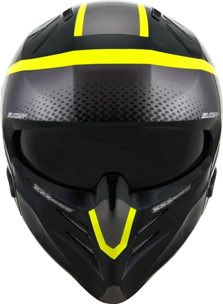 Suomy Armor Crew 2023 Jethelm - M - Zwart/Geel - afbeelding 6 van 6