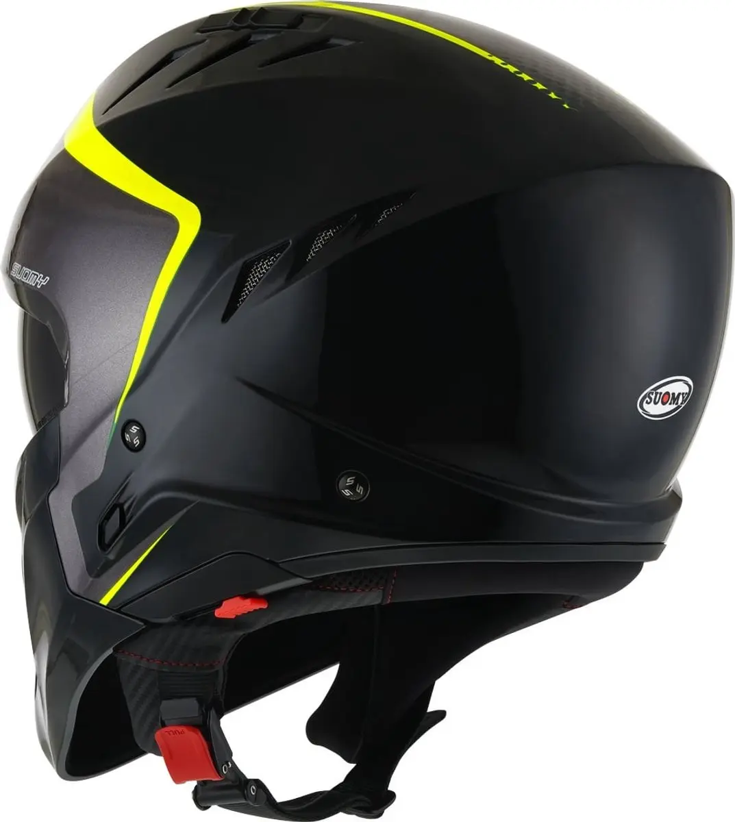 Suomy Armor Crew 2023 Jethelm - M - Zwart/Geel
