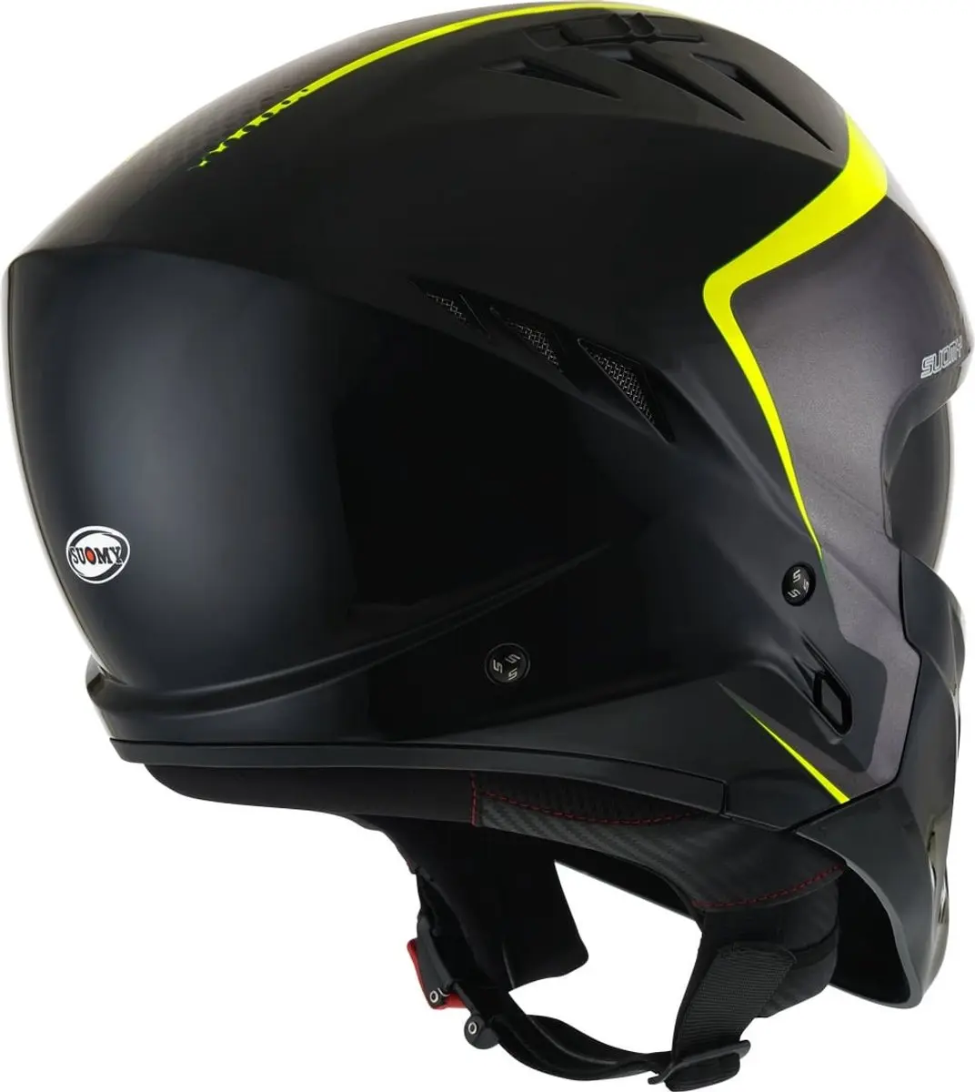 Suomy Armor Crew 2023 Jethelm - M - Zwart/Geel