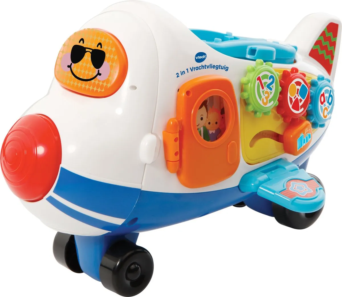 VTech Toet Toet Auto's 2-in-1 Vrachtvliegtuig - Educatief Speelgoed 1-5 jaar