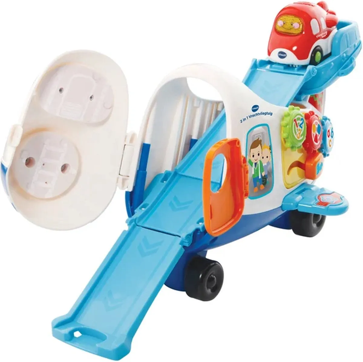 VTech Toet Toet Auto's 2-in-1 Vrachtvliegtuig - Educatief Speelgoed 1-5 jaar