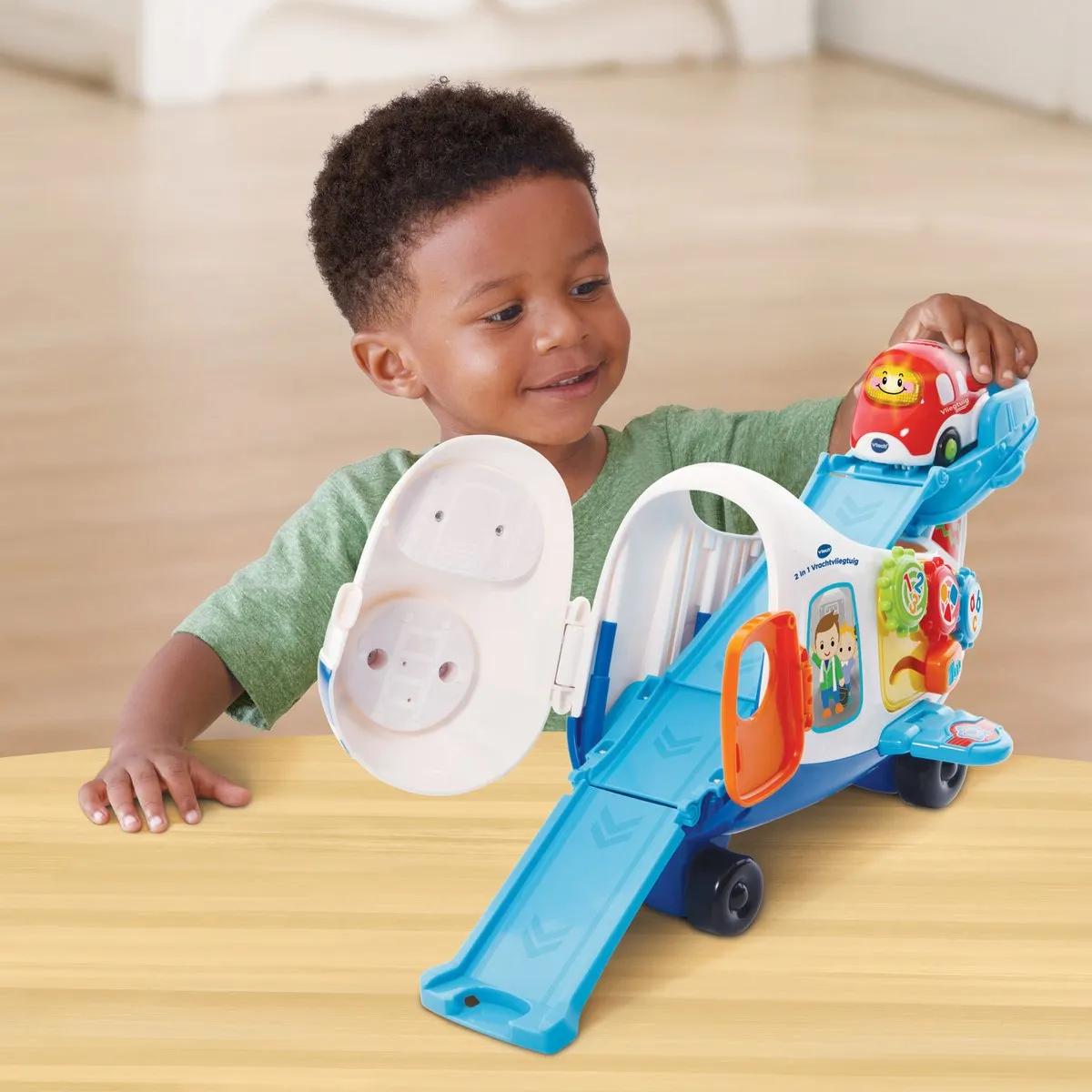 VTech Toet Toet Auto's 2-in-1 Vrachtvliegtuig - Educatief Speelgoed 1-5 jaar