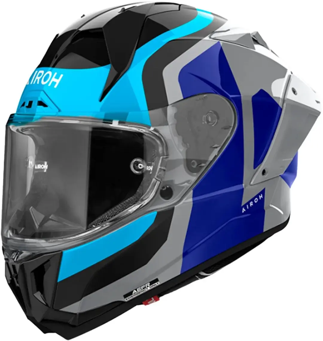 Airoh GP 800 Competition AI10020021 Integralhelm - Grijs/Zwart-Blauw - afbeelding 6 van 6