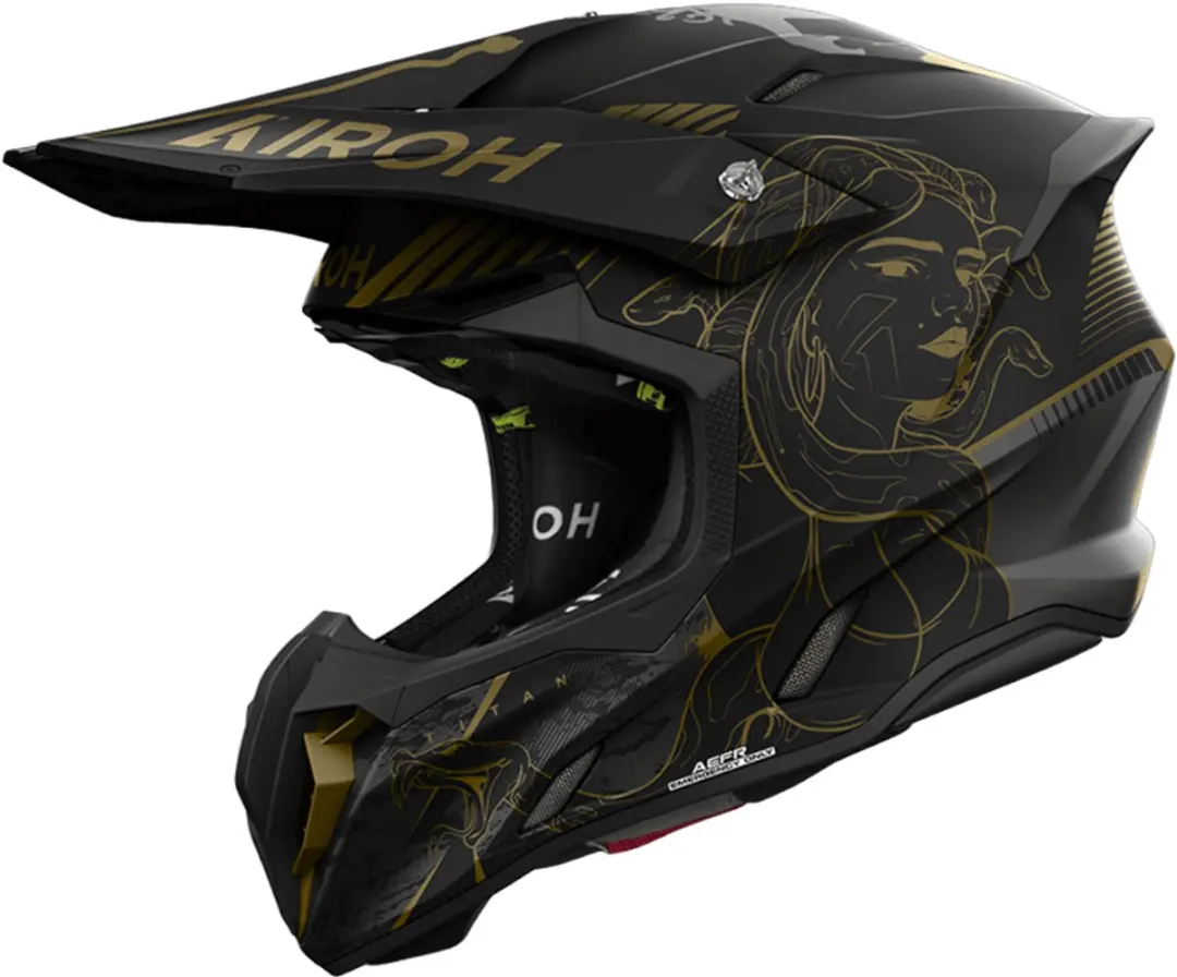 Airoh Twist 3 Titan Mat Offroad Helm XL