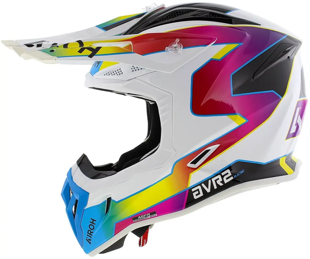 Airoh Aviator Ace 2 Sunrise Motocrosshelm - M - Meerkleurig/Wit
