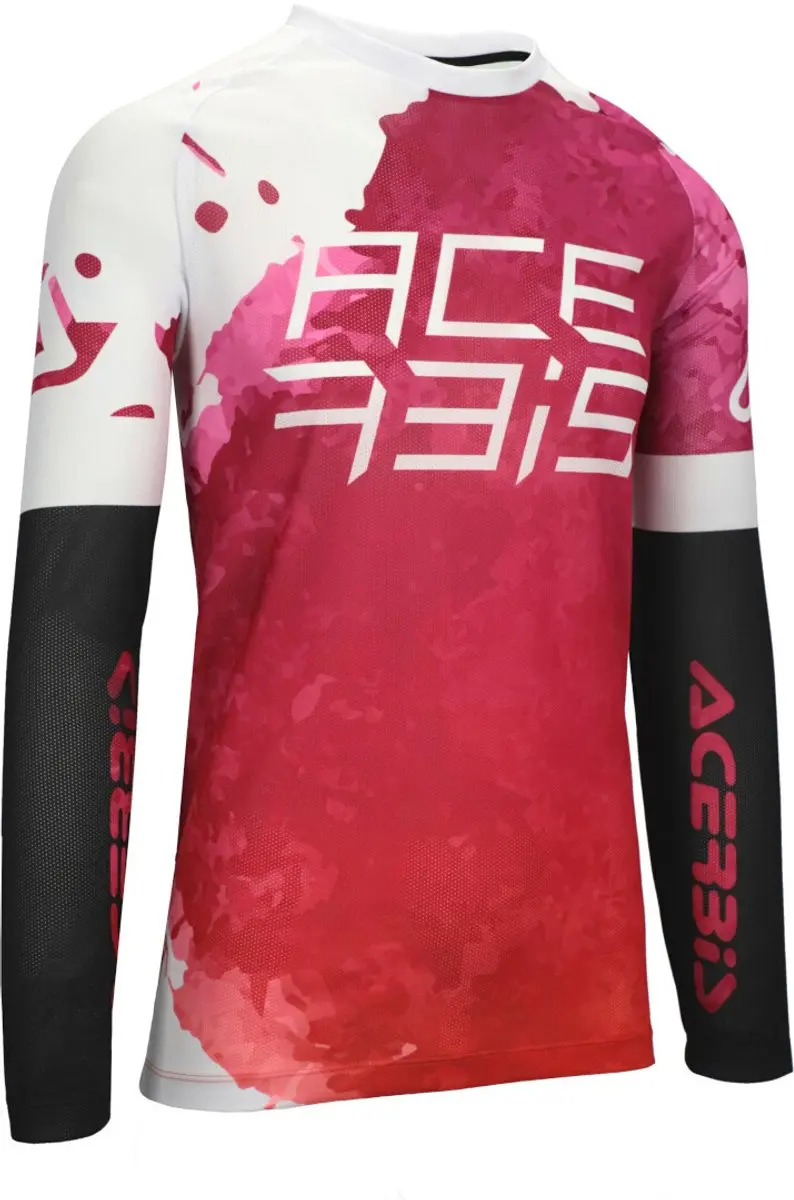 Acerbis J-Windy Vented Watermark Roze Witte Cross Jersey