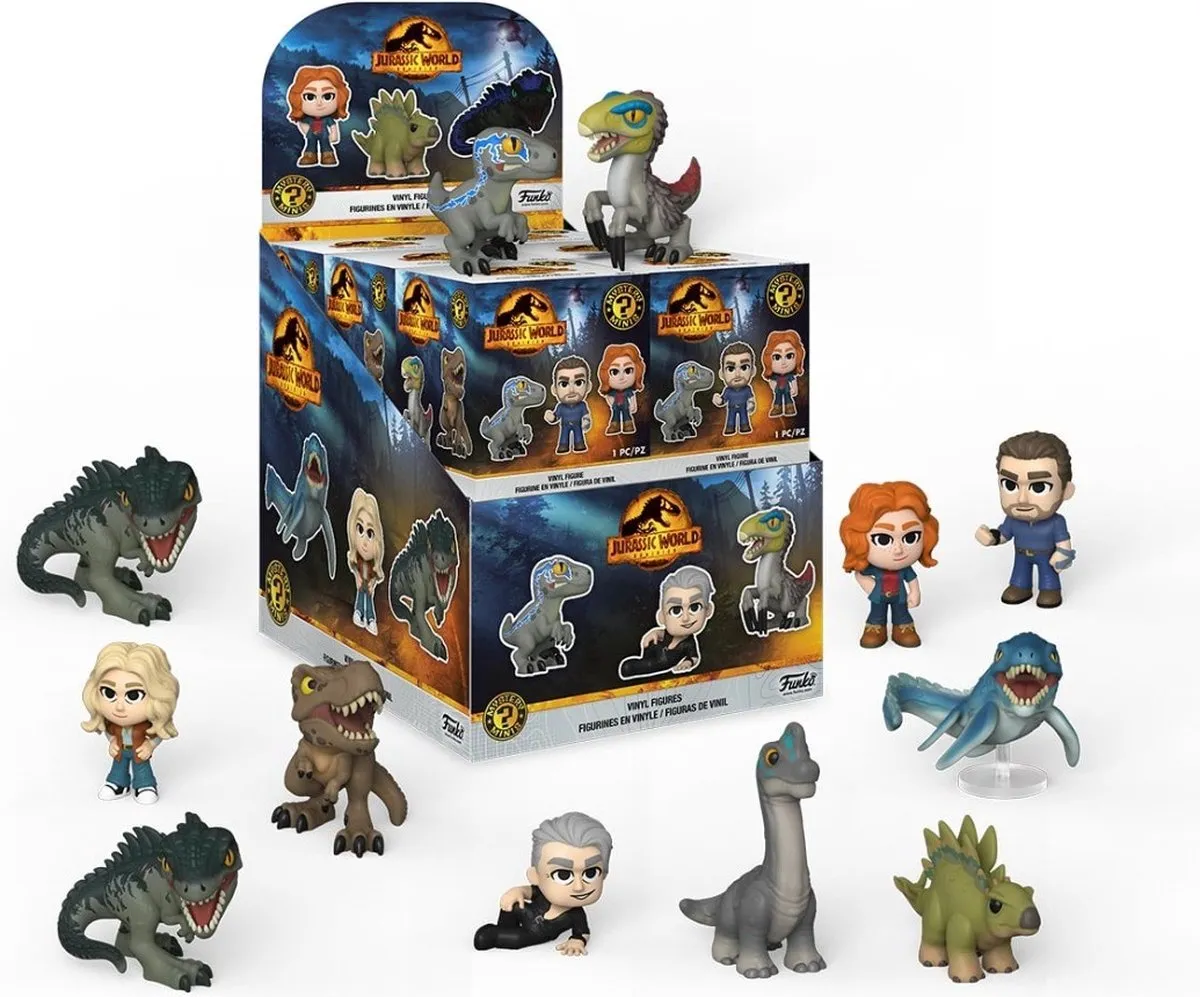 Funko Mystery Minis Jurassic World Dominion - Figuur - 1 Stuks - Multi - afbeelding 2 van 3