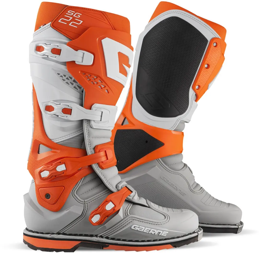 Gaerne SG-22 Grijs Oranje Crosslaarzen