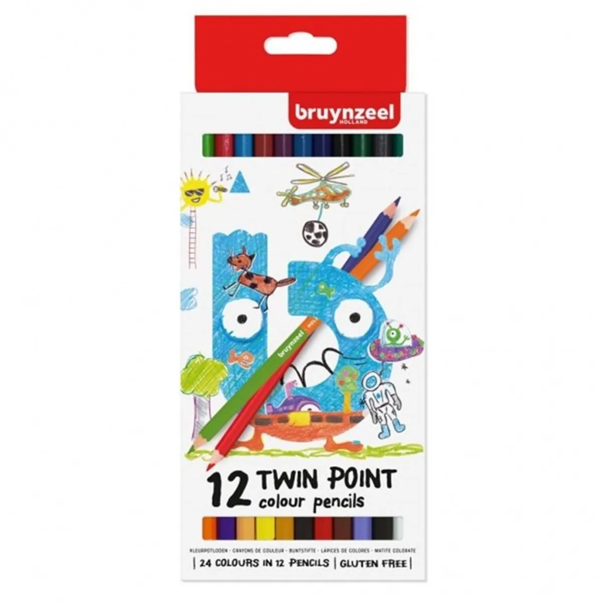 Bruynzeel Inspiring Young Twin Points - 24 Kleuren Multicolor