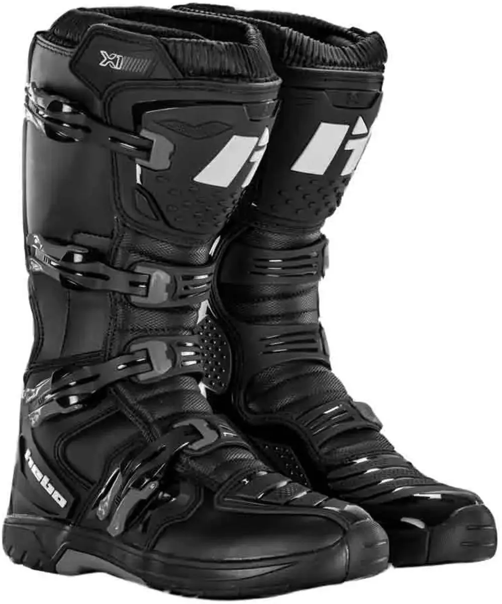 Hebo Mx X1 Off-road Laarzen Zwart EU 41 Man