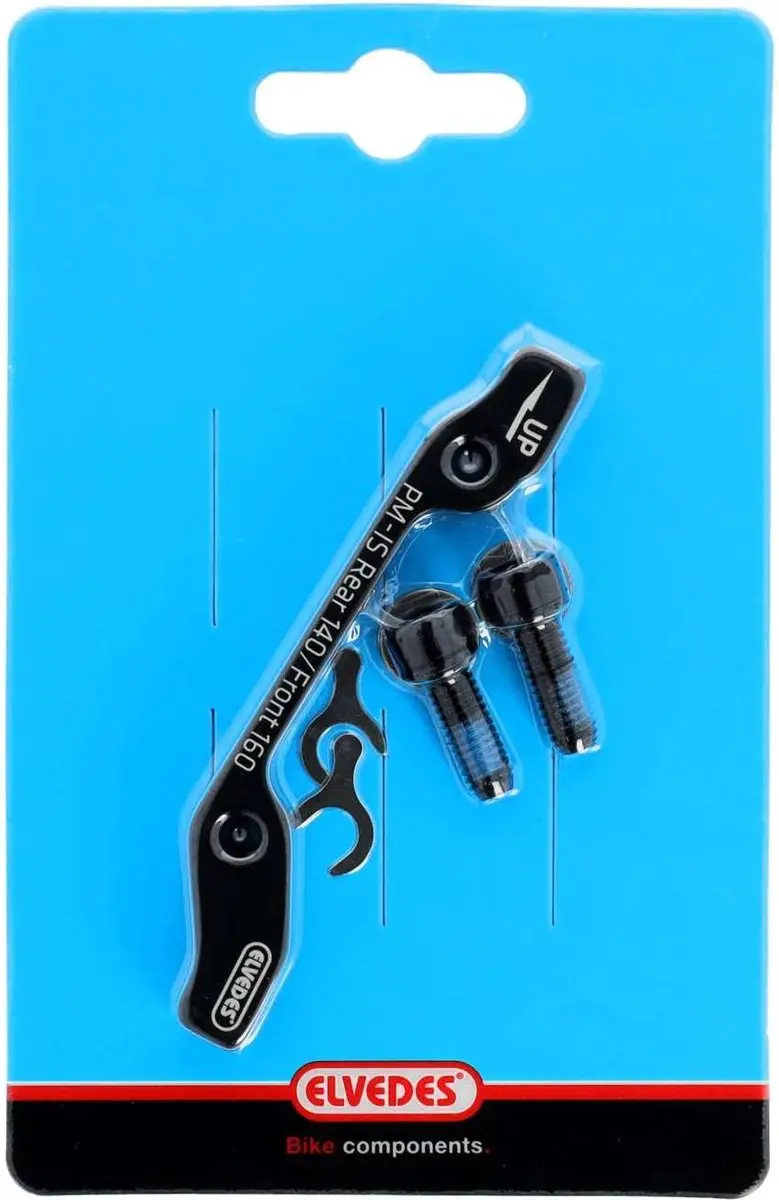 Elvedes Remschijf Adapter PM-IS 140mm - Zwart - afbeelding 6 van 6