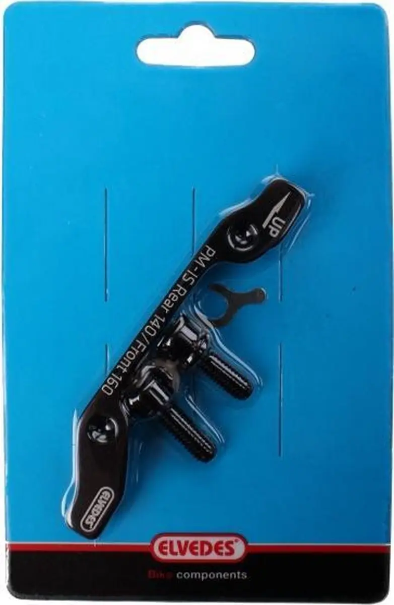 Elvedes Remschijf Adapter PM-IS 140mm - Zwart