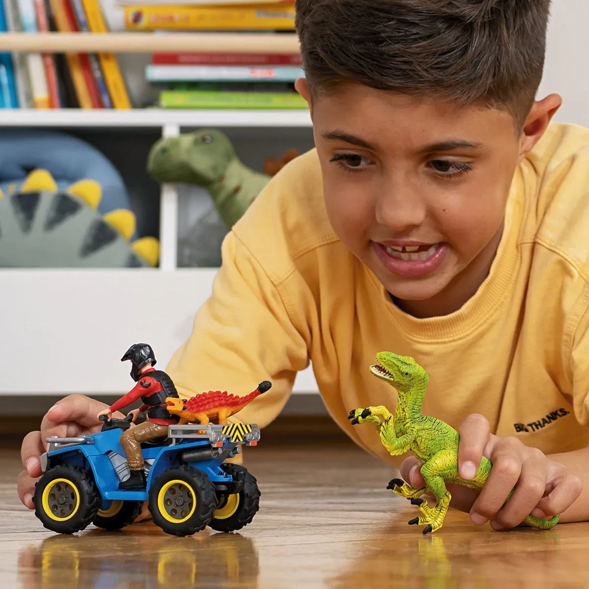 Schleich Speelfigurenset Velociraptor Quad 5-delig - Multicolor