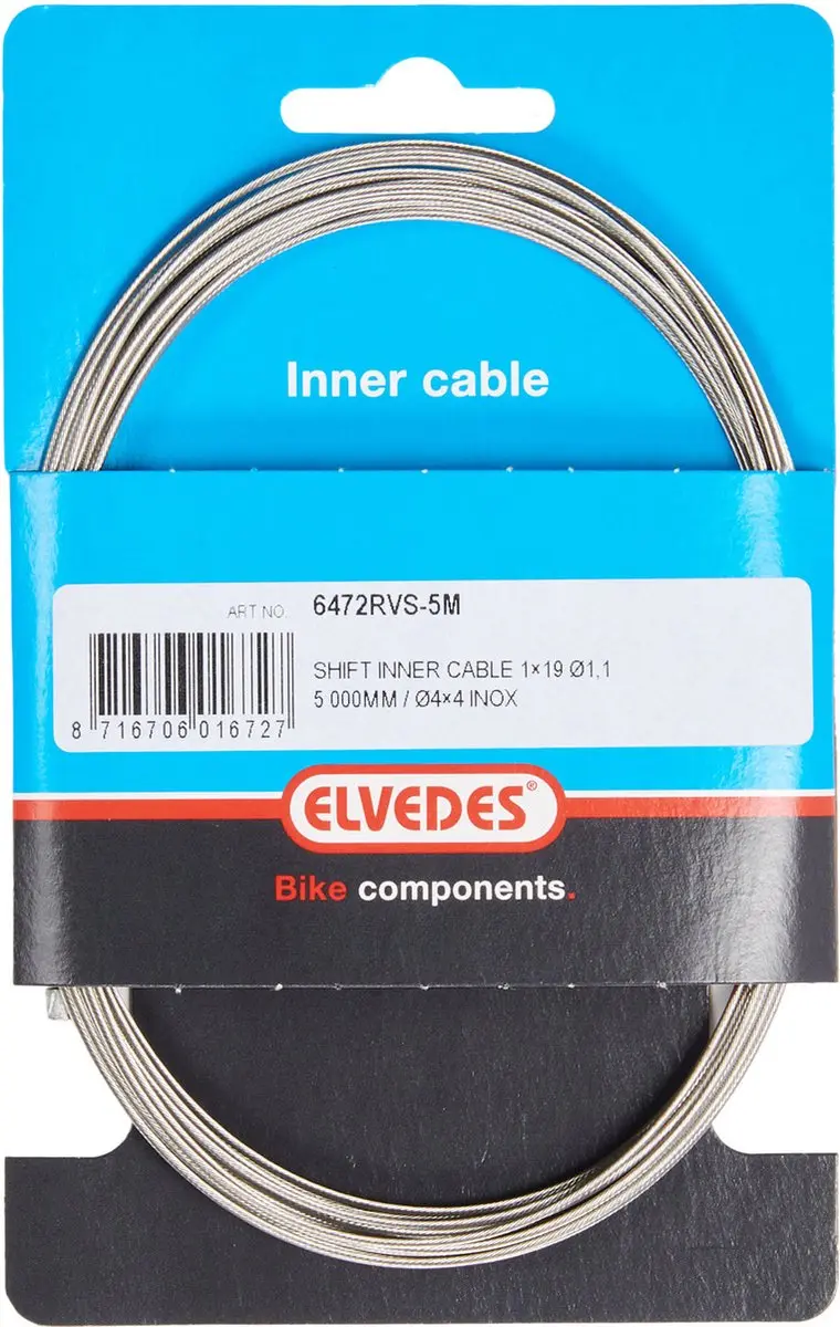 Elvedes RVS Binnenkabel Versnelling 5m 4x4mm - Nexus - afbeelding 6 van 6