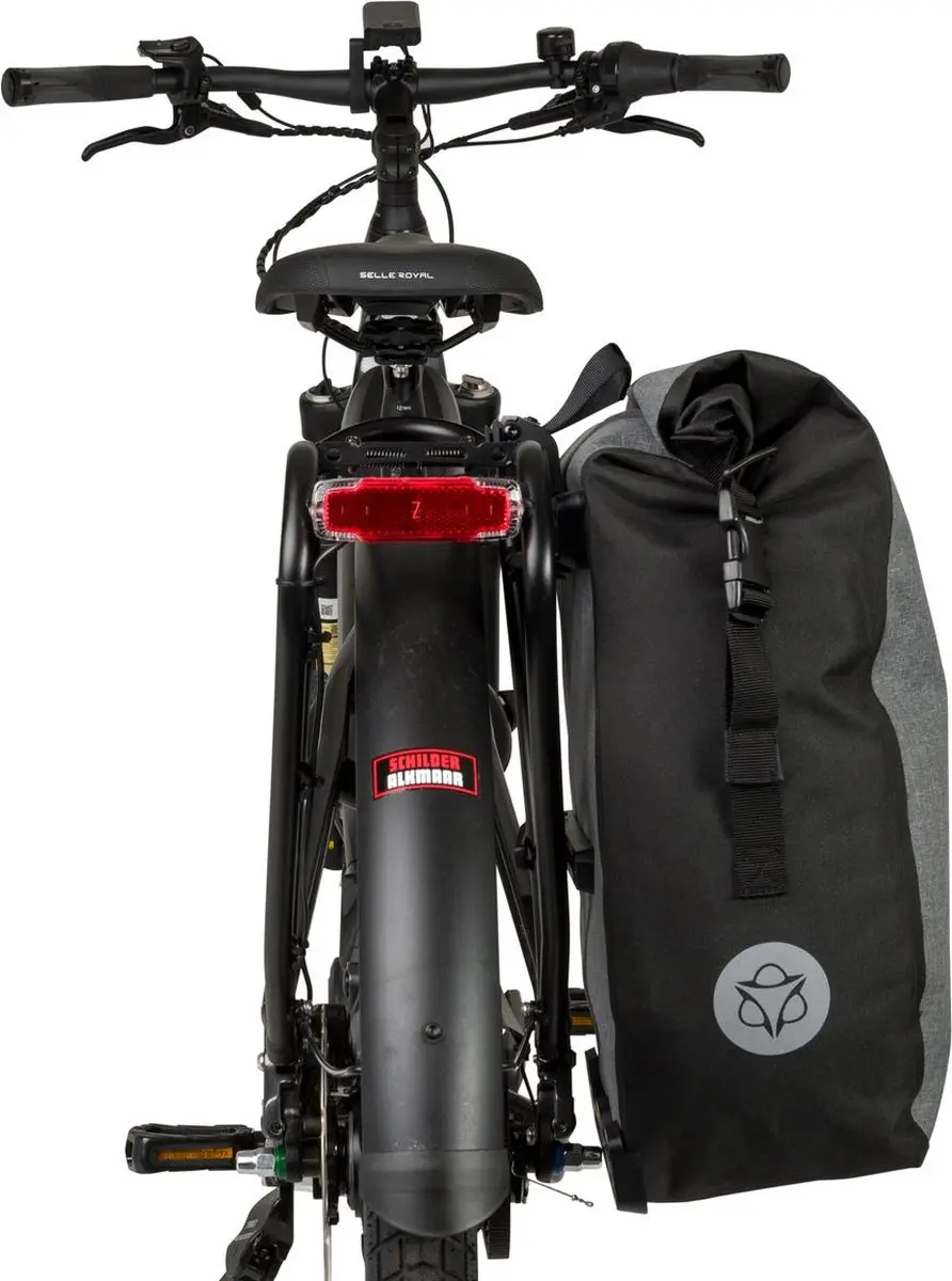 AGU Clean Shelter Fietstas Large 21L - Grijs Melange