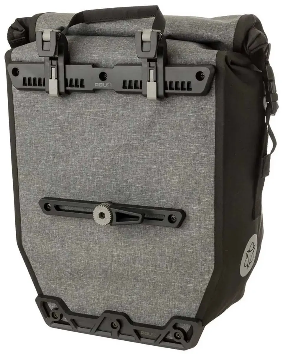 AGU Clean Shelter Fietstas Large 21L - Grijs Melange