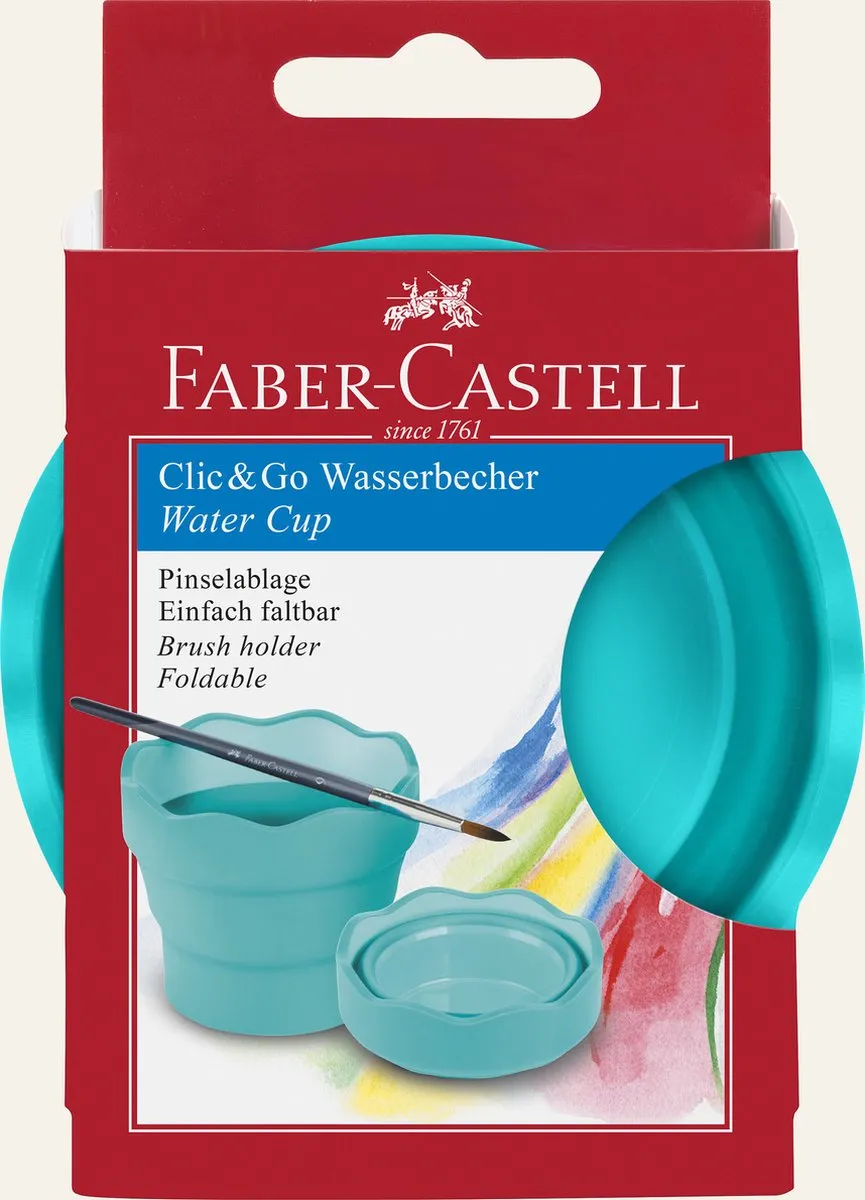 Faber-Castell Clic & Go Watercup - 50ml - Turquoise