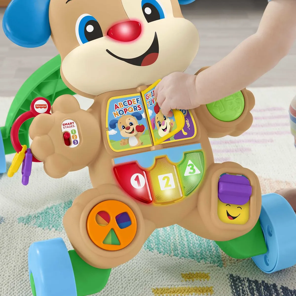Fisher Price Lach En Leer Smart Stages Puppy Walker - Multicolor - afbeelding 6 van 6