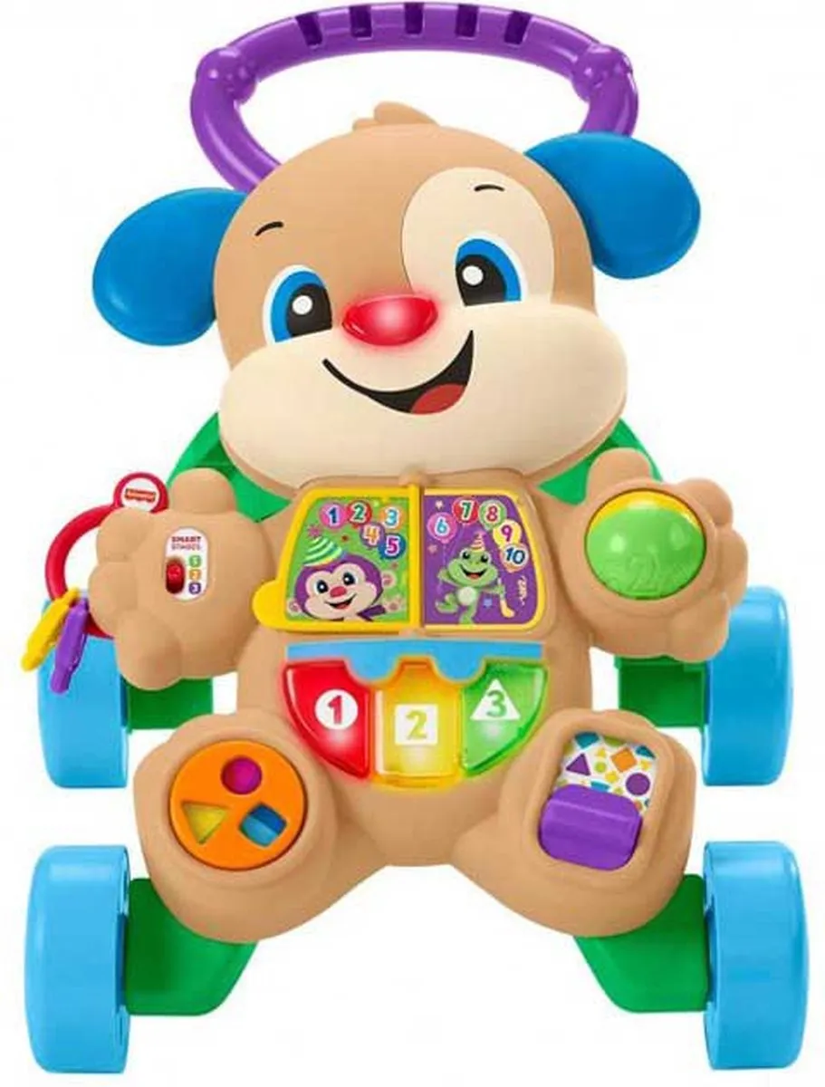 Fisher Price Lach En Leer Smart Stages Puppy Walker - Multicolor
