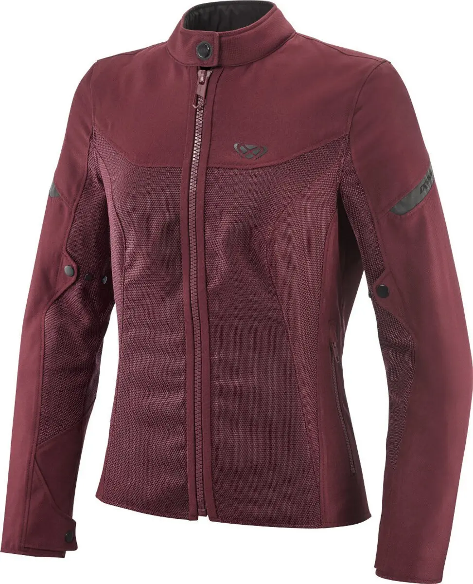 Ixon Fresh Lady Bordeaux Textiele Motorjas