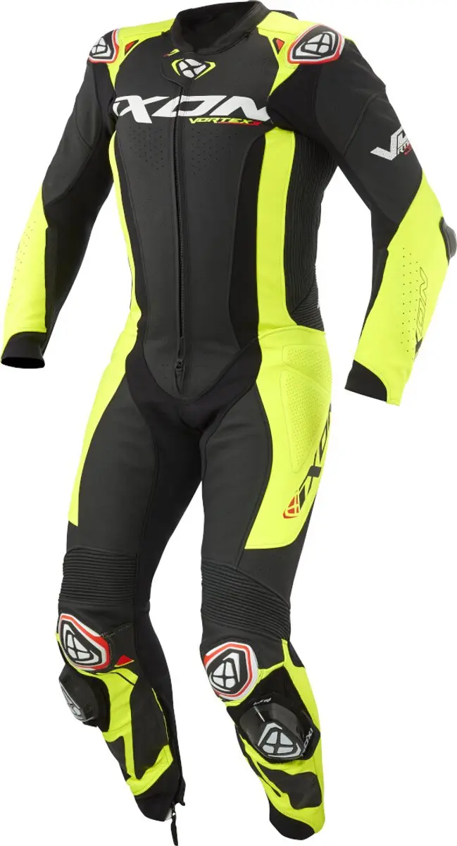 Ixon Vortex 3 Zwart Bright Geel 1-Delig Motorpak