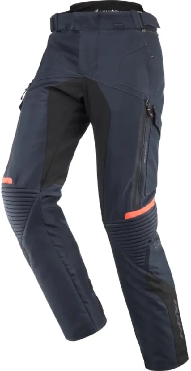 IXON Midgard PT Motorbroek - Marineblauw/Bright Rood - afbeelding 5 van 6