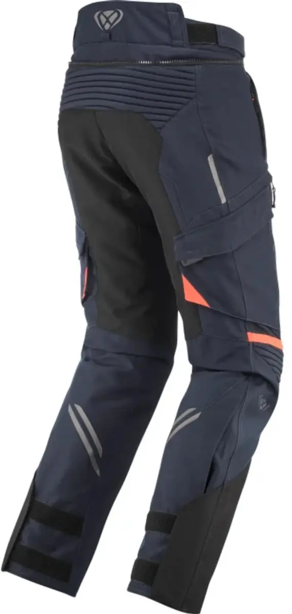 IXON Midgard PT Motorbroek - Marineblauw/Bright Rood
