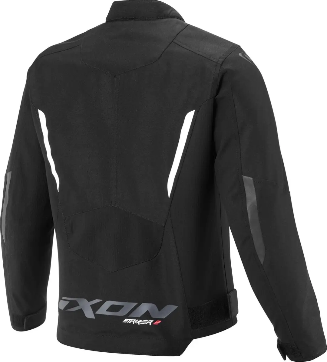 IXON Striker 2 Textiel Motorjack - Zwart/Wit - Maat 8
