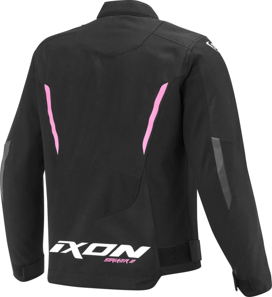 IXON Striker 2 Textiel Motorjack - Zwart/Wit - Maat 8