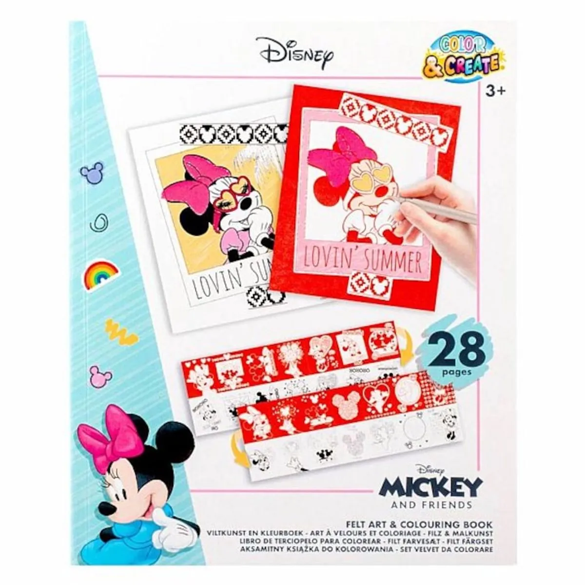 Disney Junior Minnie Kleurboek Vilt Knutselen