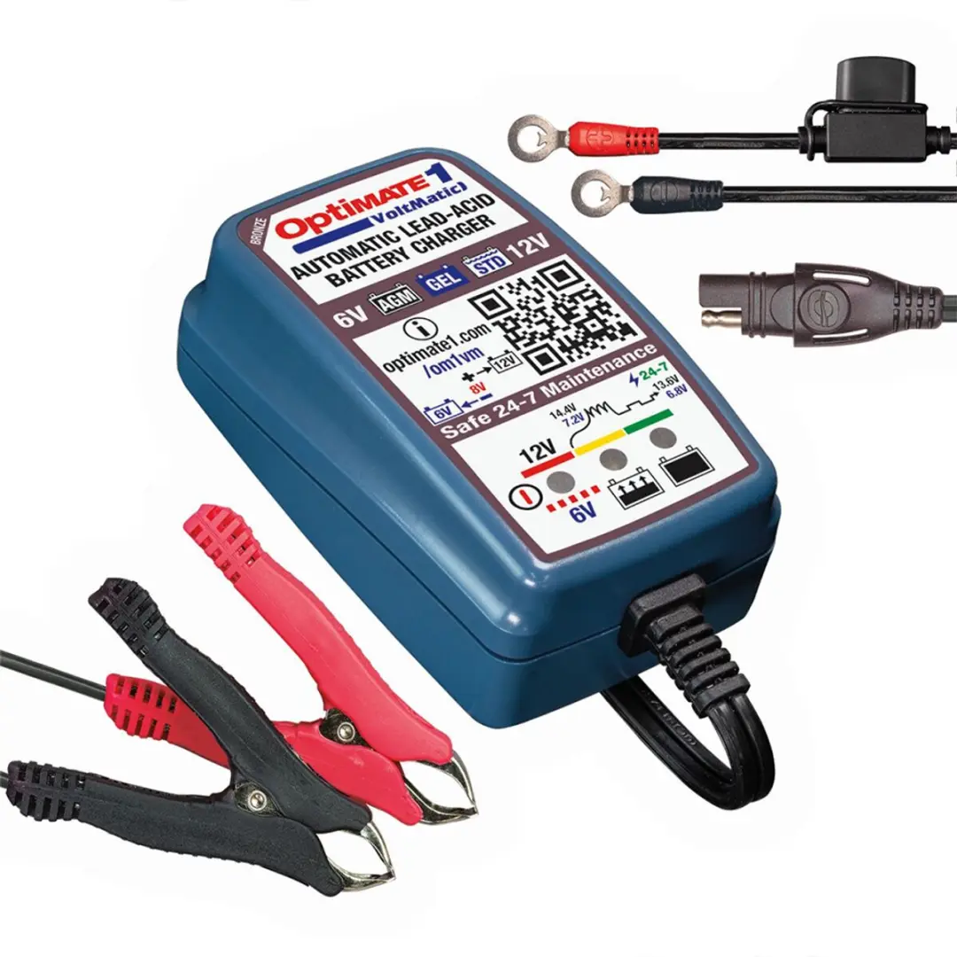 Tecmate Optimate 1 TM400-A Acculader - Loodzuur/AGM/Gel