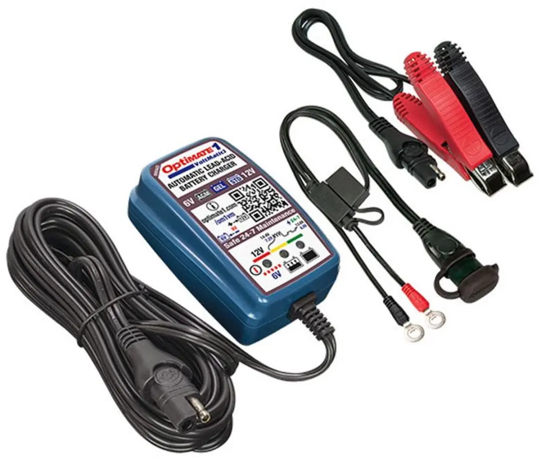 Tecmate Optimate 1 TM400-A Acculader - Loodzuur/AGM/Gel - afbeelding 6 van 6
