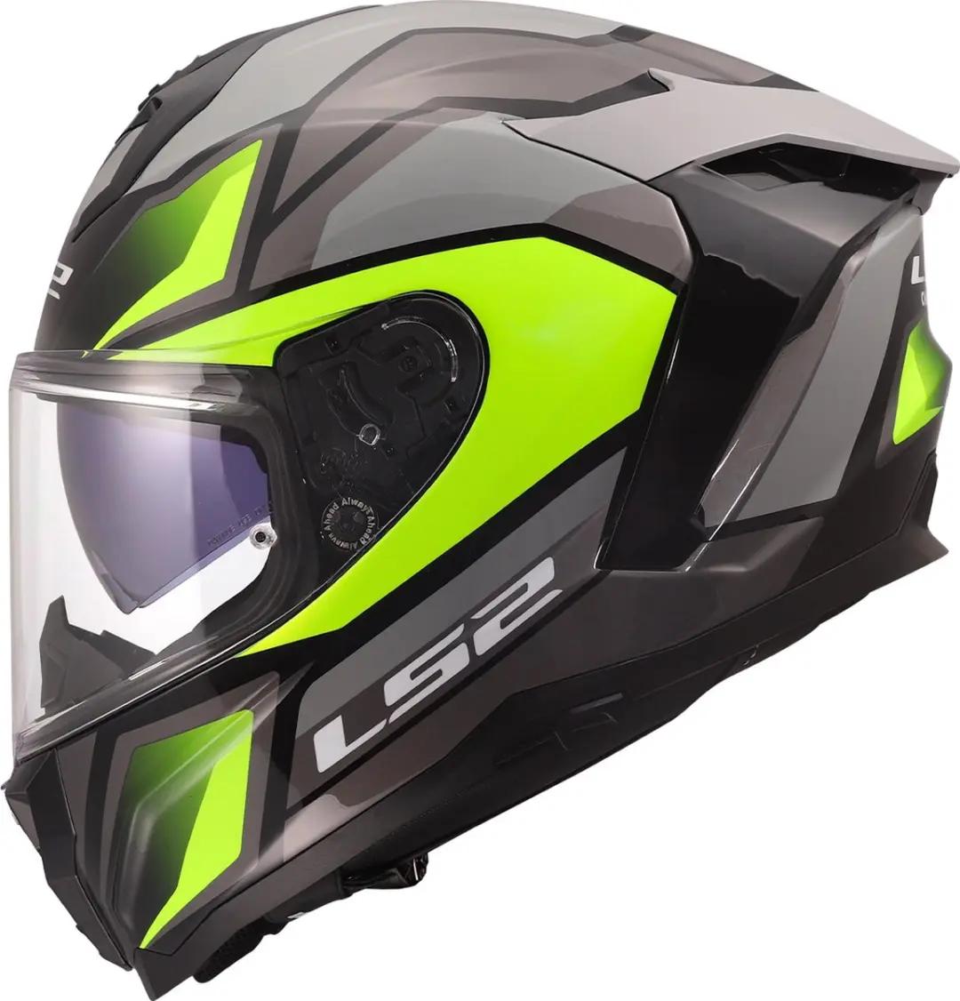 LS2 FF817 Challenger II Viper Helm - XS Grijs/Geel