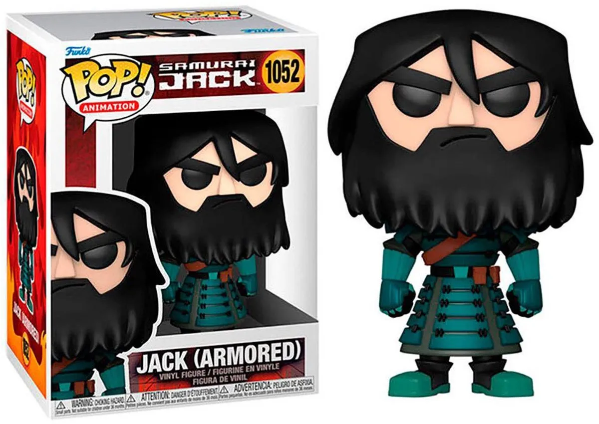 Funko Samurai Jack Armored Jack Bobble Head POP 49276 - afbeelding 6 van 6