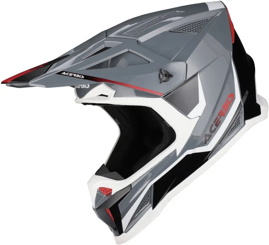 Acerbis T711 Grijs Wit Crosshelm