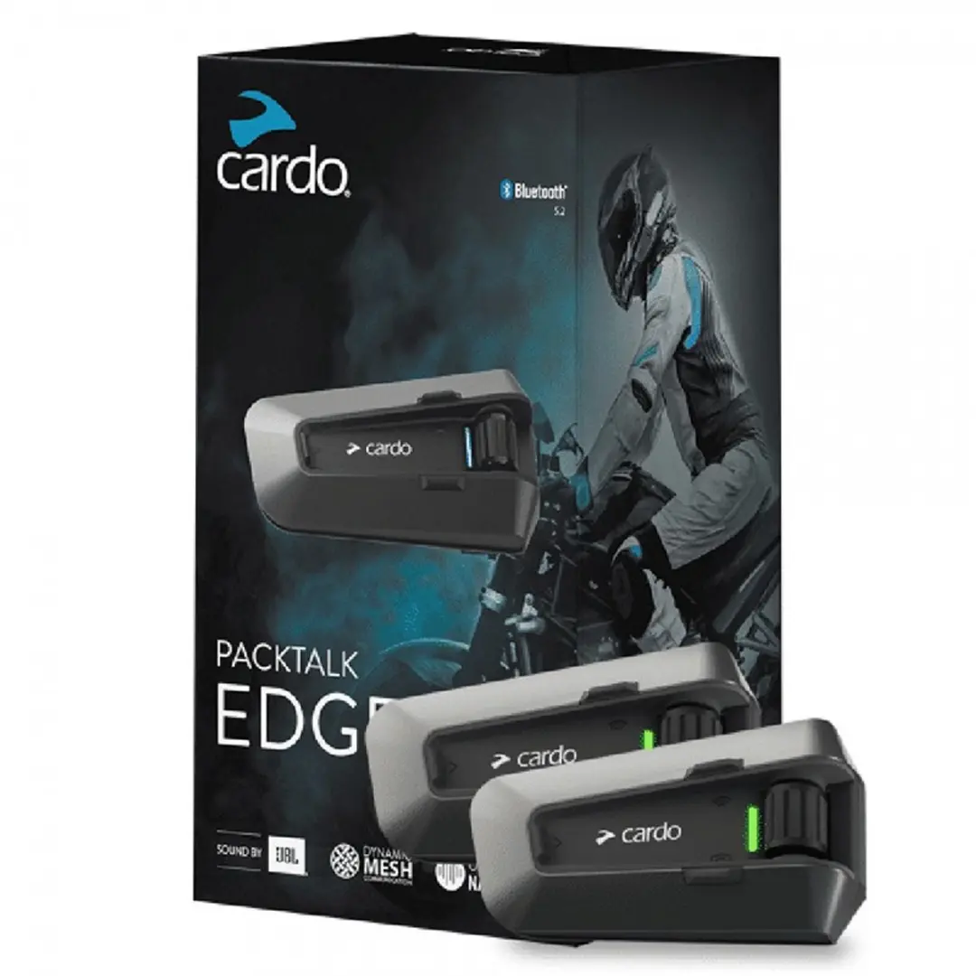 Cardo Packtalk Edge Dual Bluetooth Communicatiesysteem - 2 Stuks