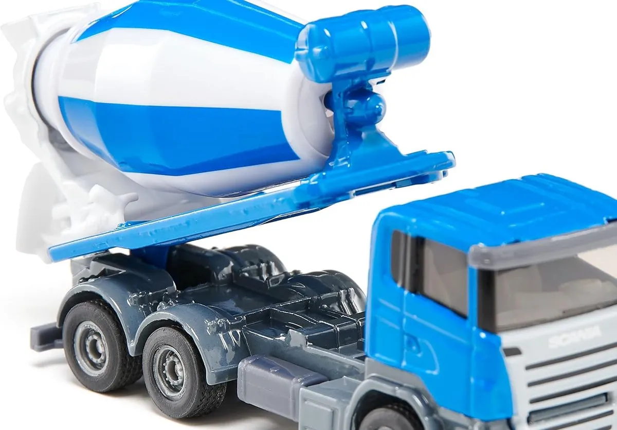 SIKU 1896 Betonmixer 1:87 - Blauw/wit