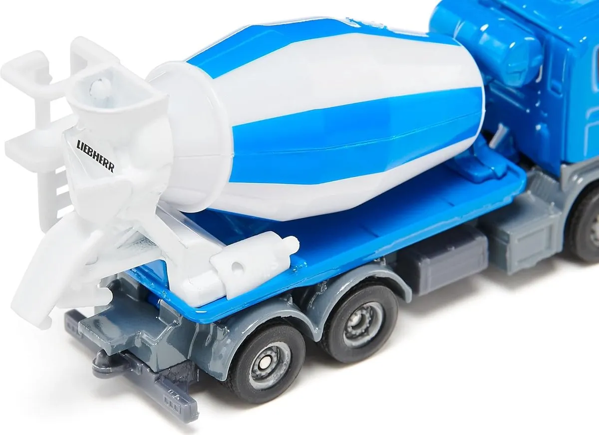 SIKU 1896 Betonmixer 1:87 - Blauw/wit