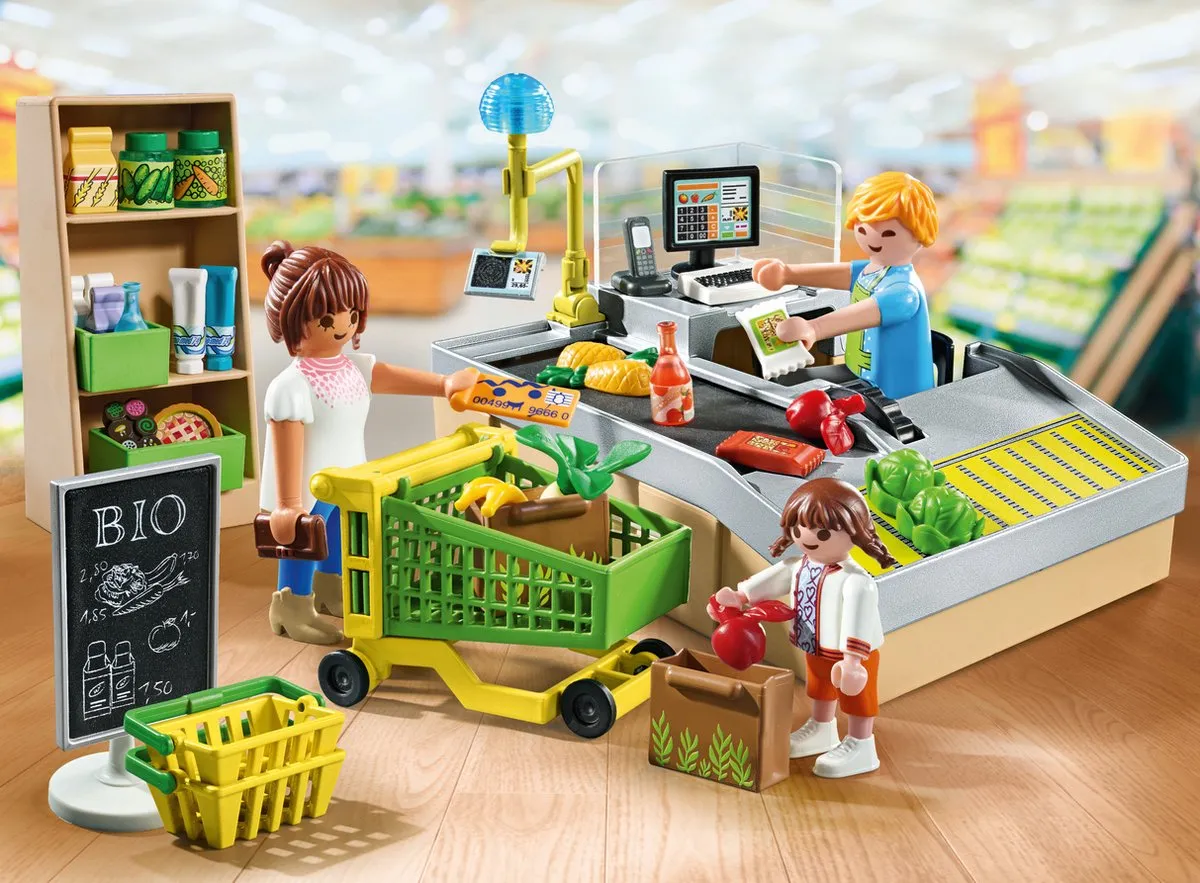 Playmobil My Life Biologische Supermarkt 71648 - Multicolor