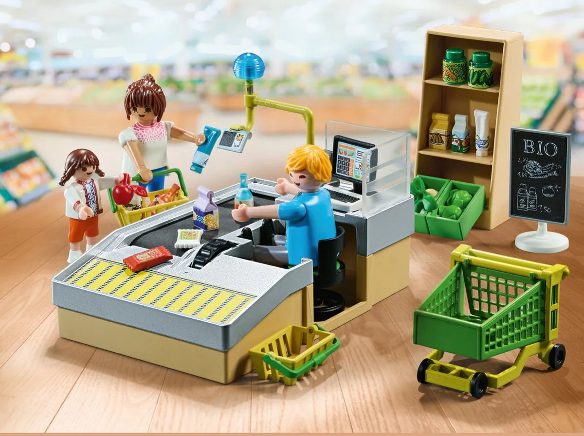 Playmobil My Life Biologische Supermarkt 71648 - Multicolor
