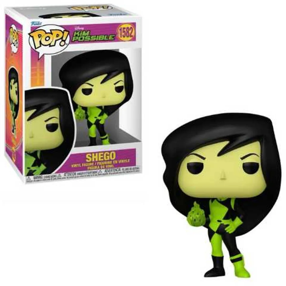Funko Pop! Disney Kim Possible Shego #1582 - Multi
