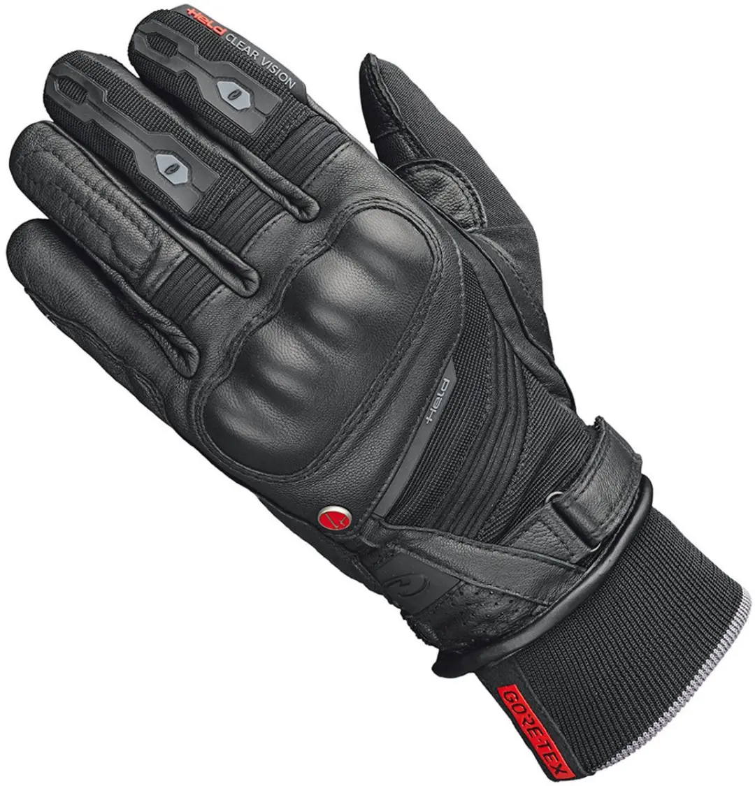HELD SCORE KTC GORE-TEX® waterdichte motorhandschoenen Zwart Lang-10