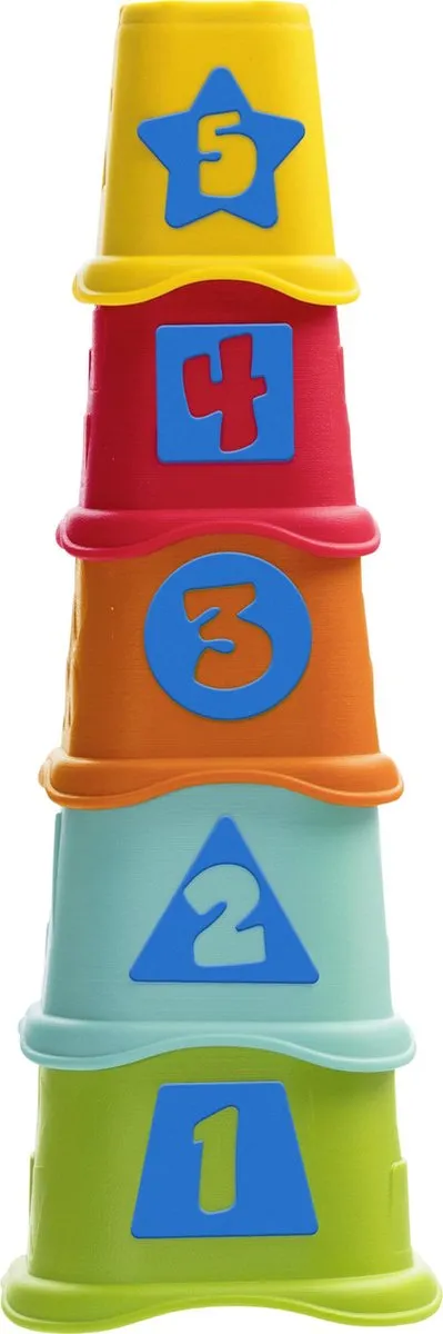 Chicco 2-in-1 Stapelbekers Multicolor