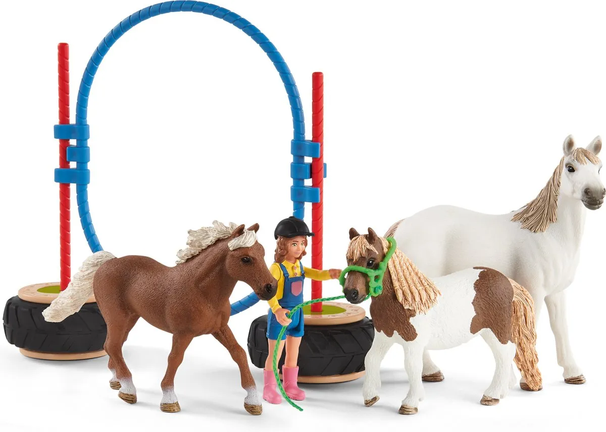 Schleich Horse Club 72149 Excluding Agility At The Horse Box - Bruin